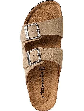 Mules Plate Cuir Tamaris