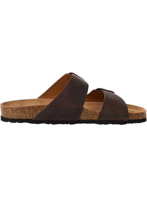 Mules Plate Cuir Tamaris - Kiabi