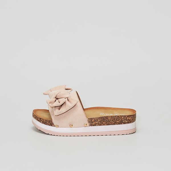 mules plateforme homme