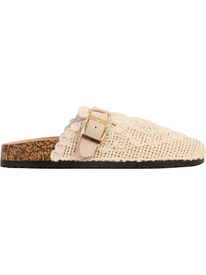 Mules Plates à Enfiler Joia Beige - Kiabi