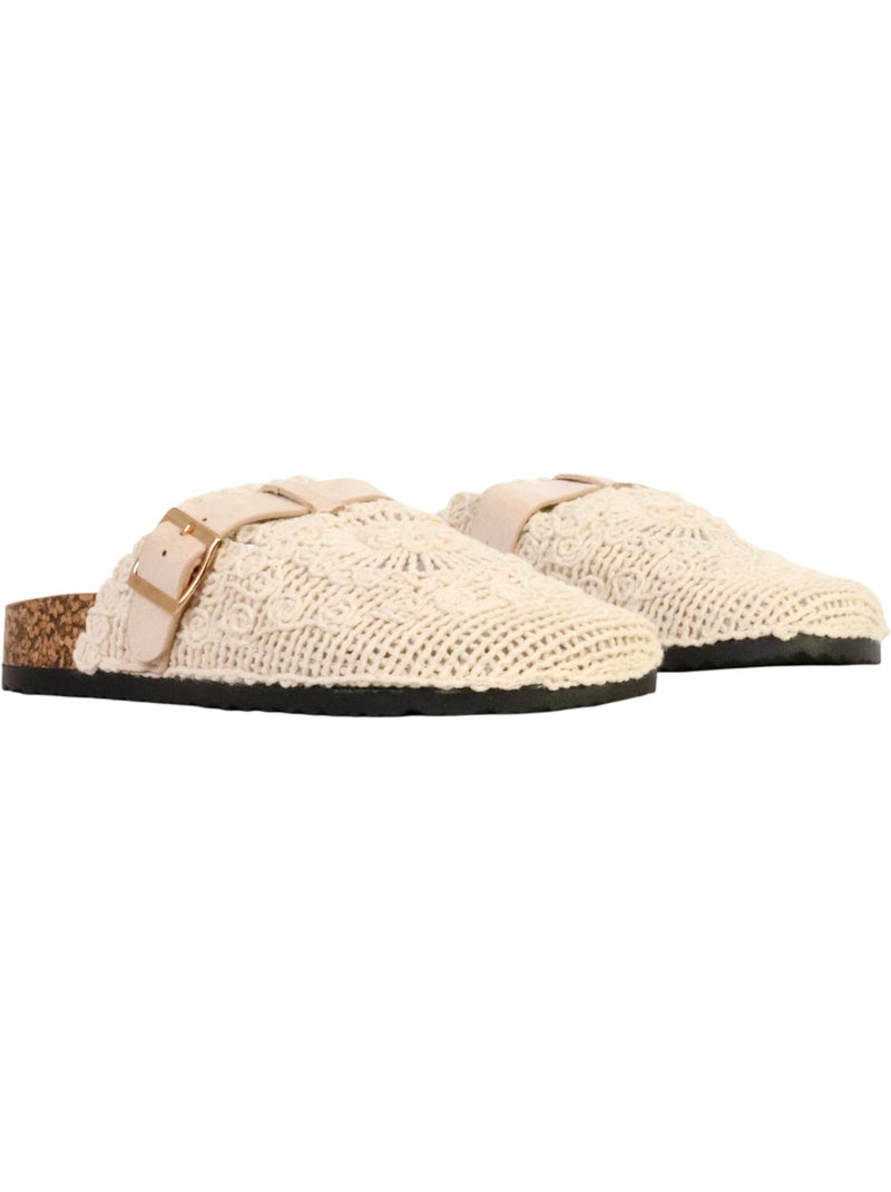 Mules Plates à Enfiler Joia Beige - Kiabi