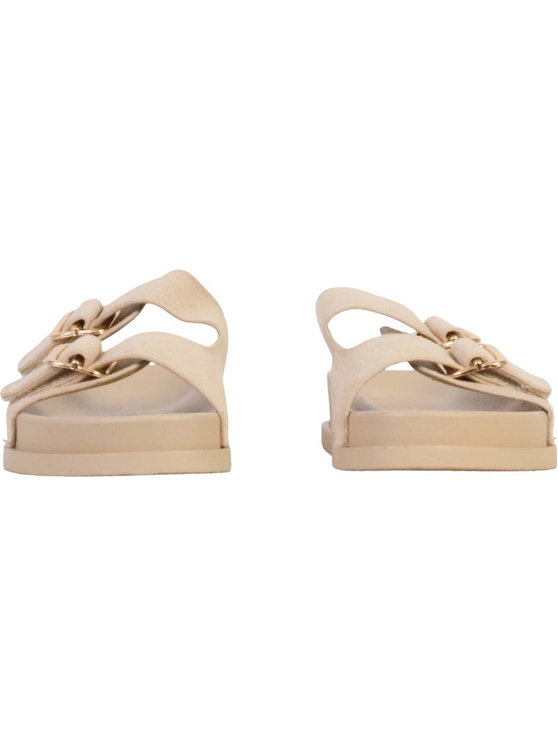 Mules Plates à Enfiler Joia Beige - Kiabi
