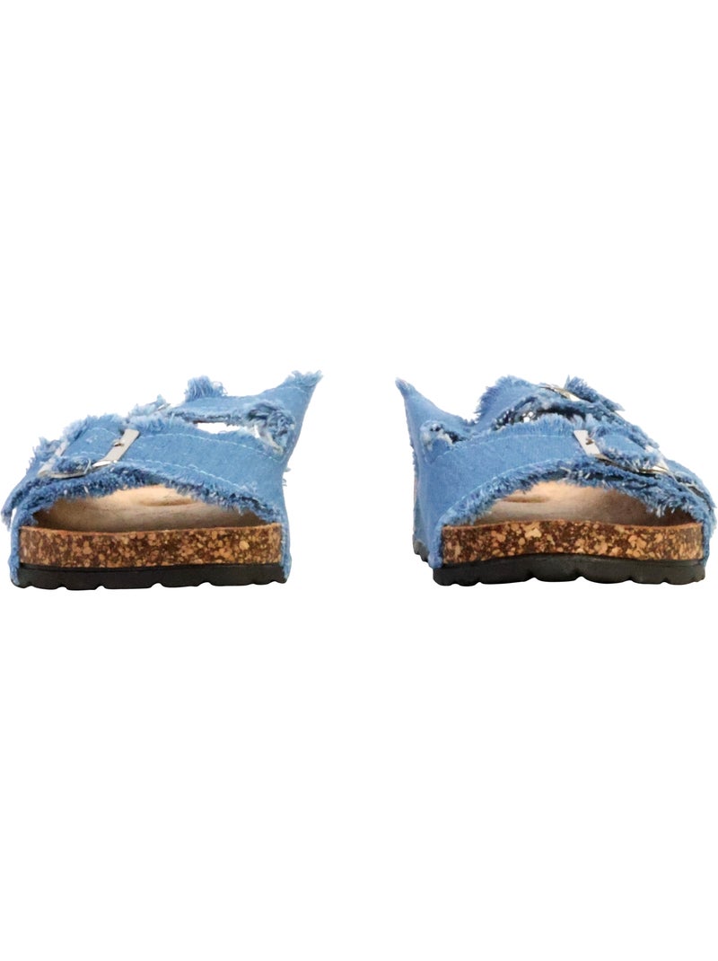 Mules Plates à Enfiler Joia Bleu clair - Kiabi