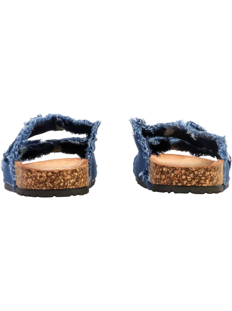 Mules Plates à Enfiler Joia Bleu foncé - Kiabi