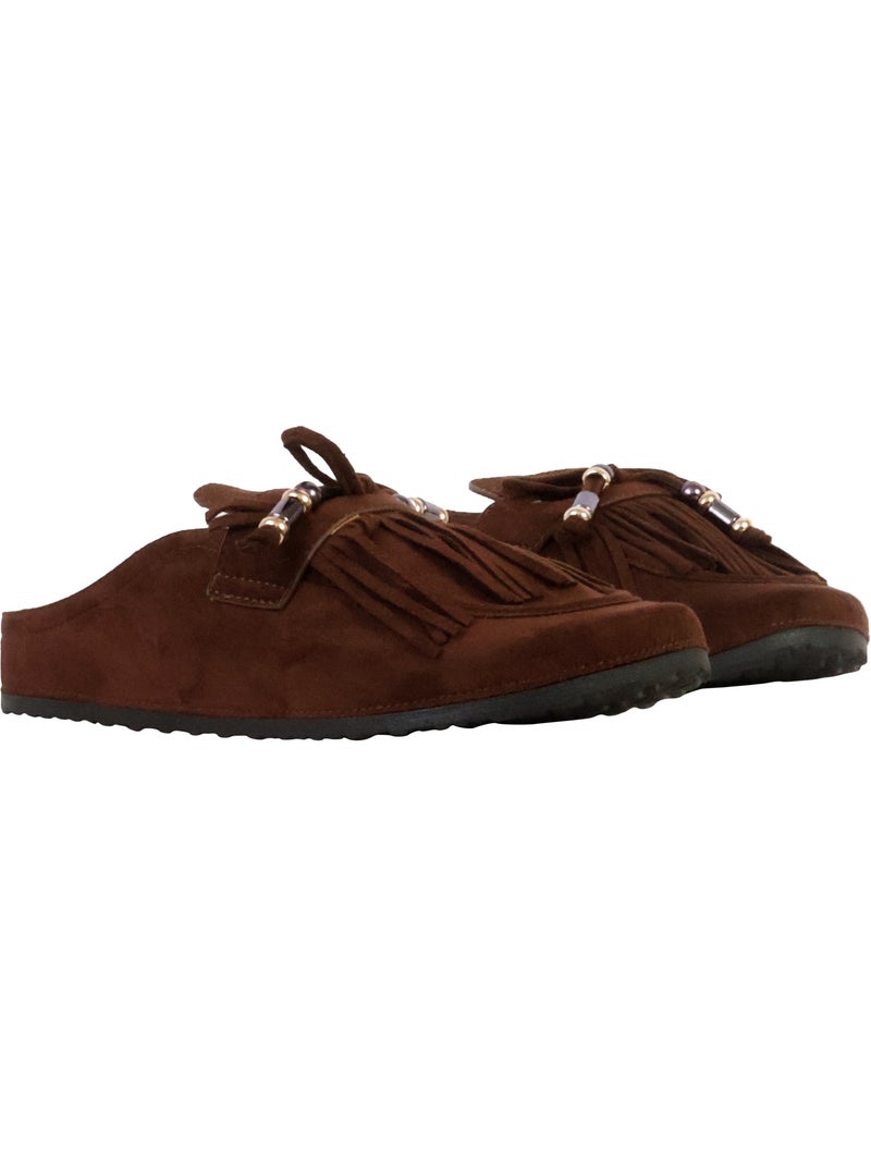 Mules Plates à Enfiler Joia Marron - Kiabi