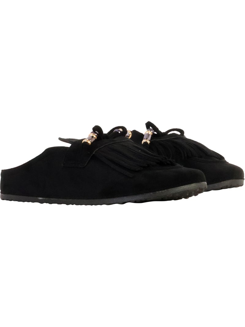 Mules Plates à Enfiler Joia Noir - Kiabi
