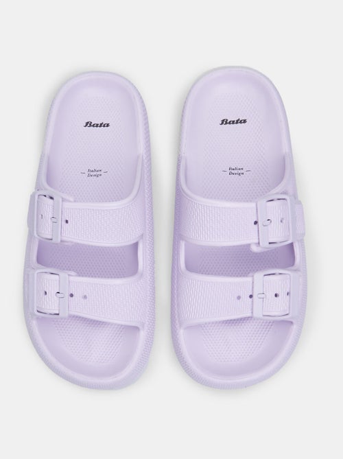 Mules plates avec brides BATA - Kiabi