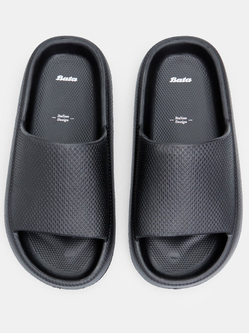 Mules plates BATA Noir - Kiabi