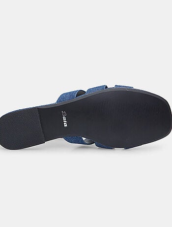Mules plates en denim BATA