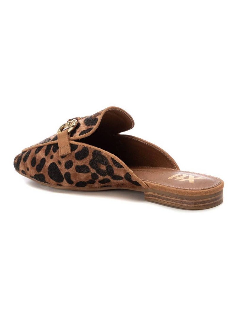 Mules plates femme Camel - Kiabi