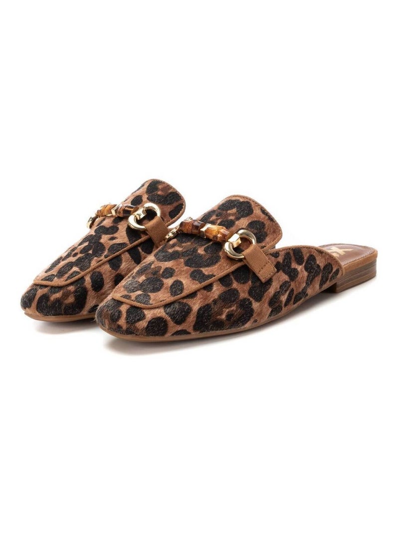 Mules plates femme Camel - Kiabi