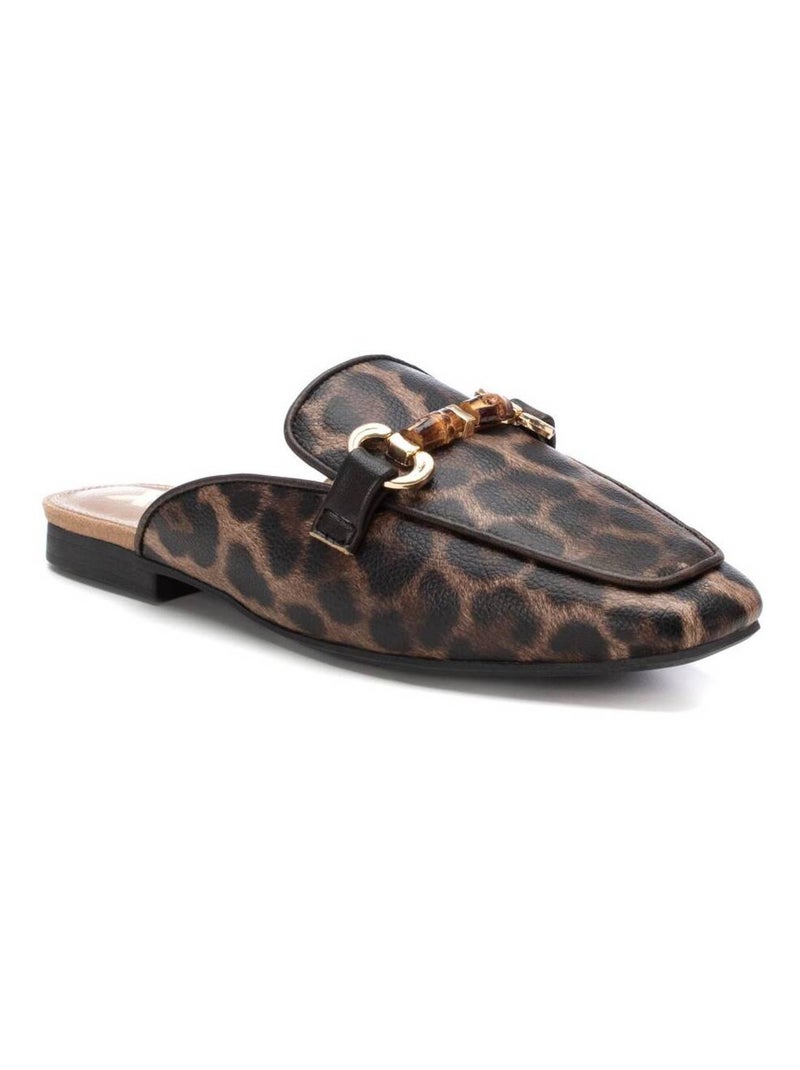 Mules plates femme Taupe - Kiabi