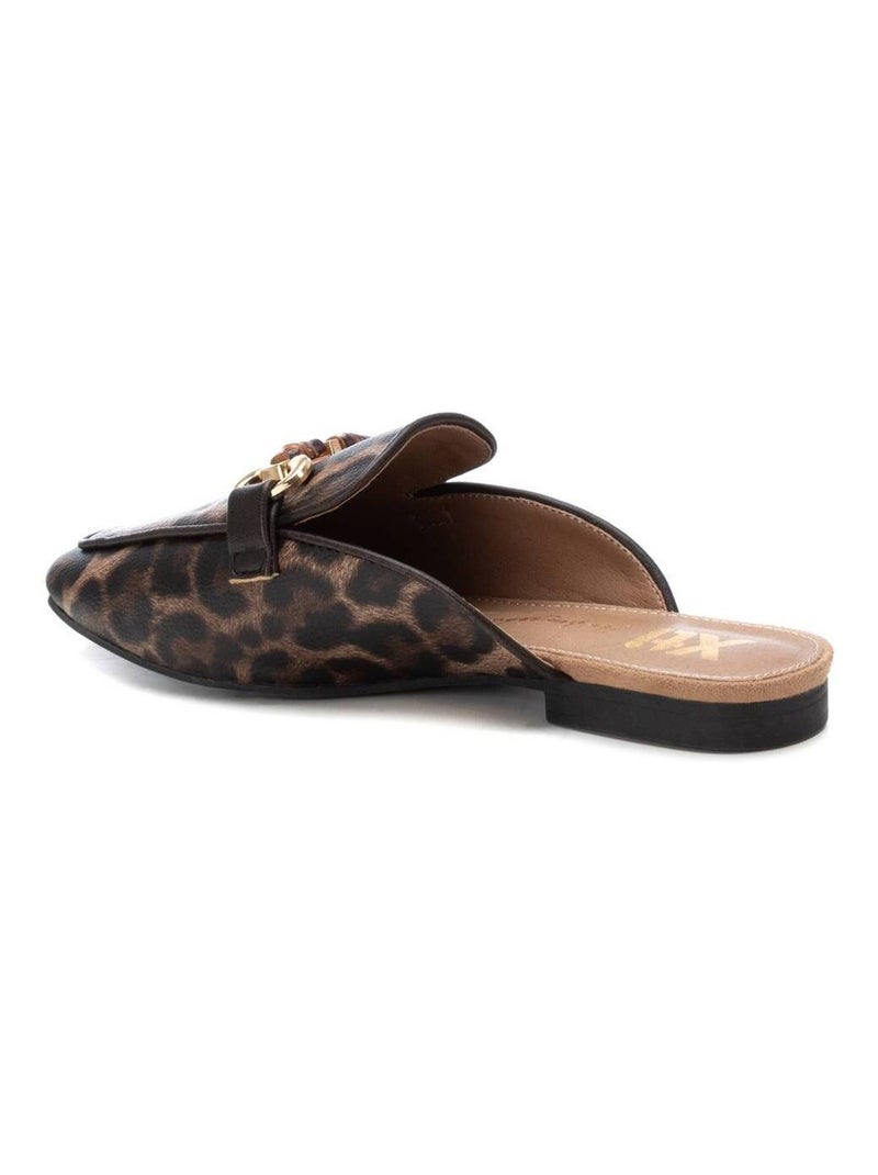 Mules plates femme Taupe - Kiabi