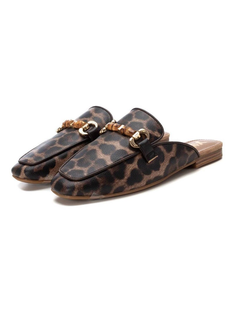 Mules plates femme Taupe - Kiabi
