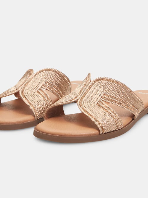 Mules plates tressées BATA - Kiabi