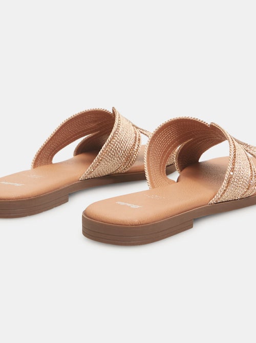 Mules plates tressées BATA - Kiabi