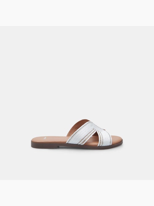Mules plates tressées BATA - Kiabi