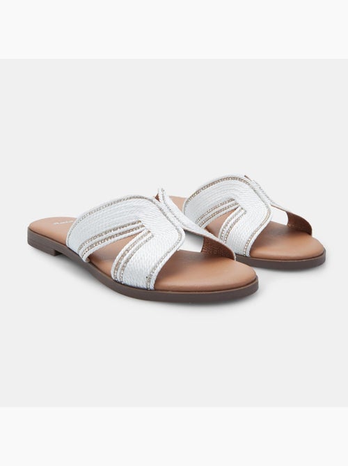 Mules plates tressées BATA - Kiabi