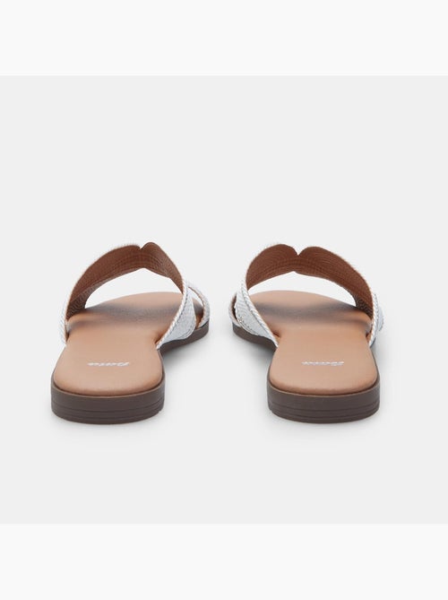 Mules plates tressées BATA - Kiabi