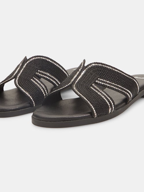 Mules plates tressées BATA - Kiabi