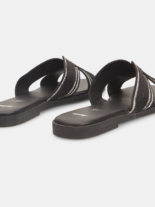 Mules plates tressées BATA - Kiabi
