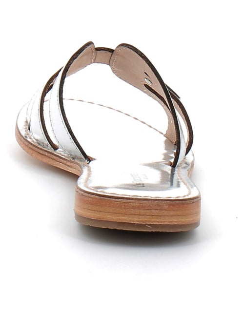 Mules Pour Femme en Cuir Damia - Kiabi