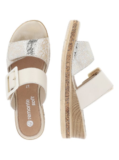 Mules Remonte Blanc - Kiabi