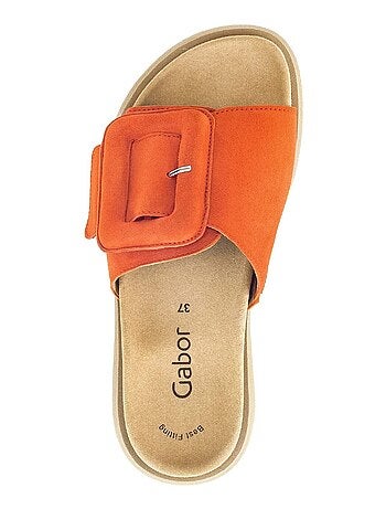 Mules s en cuir velours
