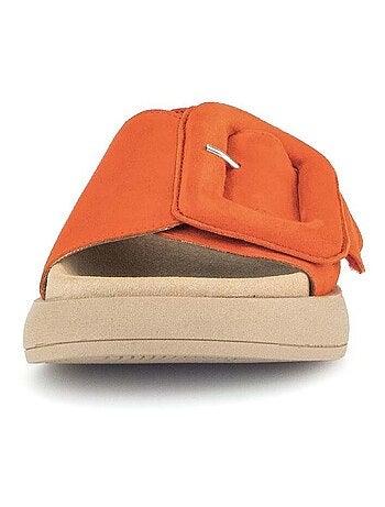 Mules s en cuir velours