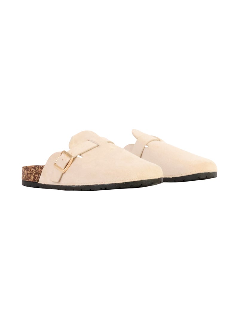 Mules Sabots à Enfiler Joia Beige - Kiabi