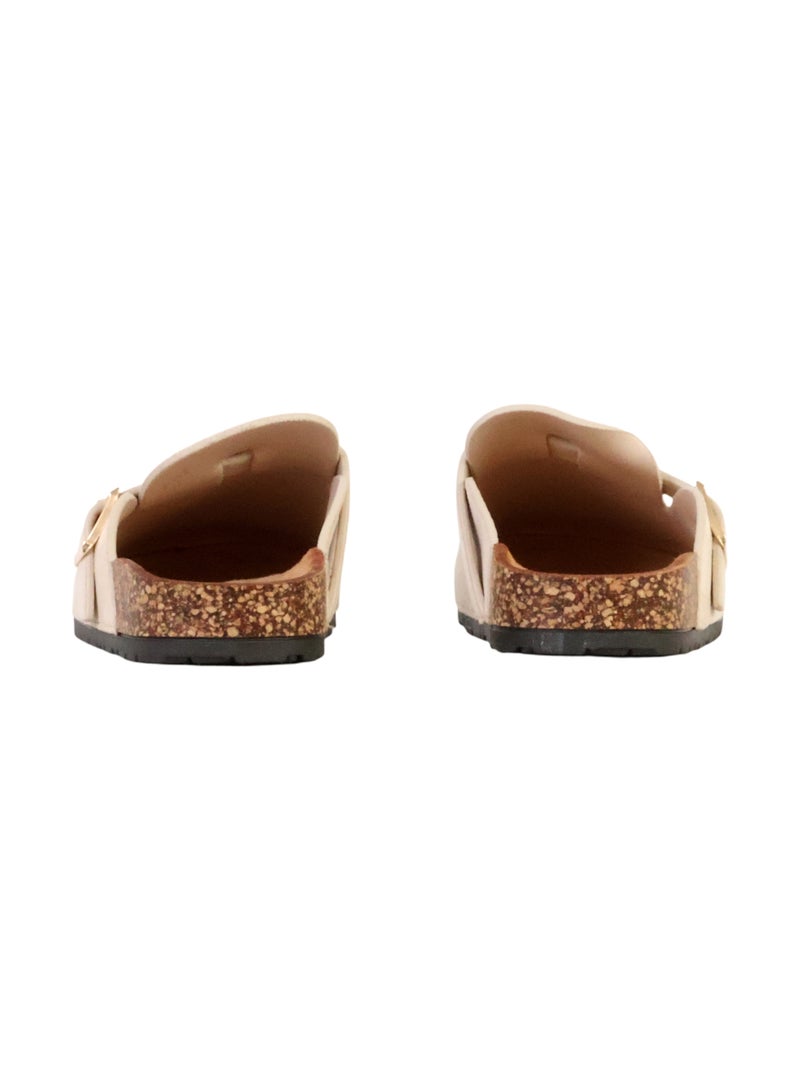 Mules Sabots à Enfiler Joia Beige - Kiabi