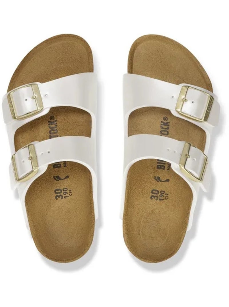 Mules / Sabots en Birko-flor Birkenstock Blanc - Kiabi