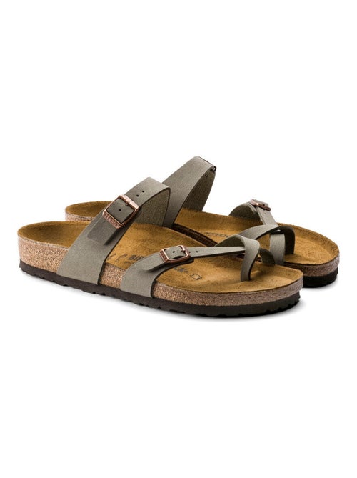 Mules / Sabots en Cuir Birkenstock - Kiabi