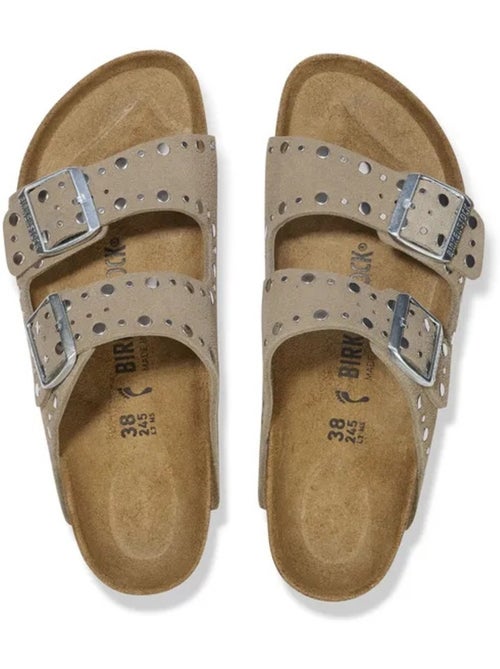 Mules / Sabots en Cuir Birkenstock - Kiabi