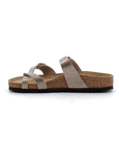 Mules / Sabots en Cuir Birkenstock - Kiabi