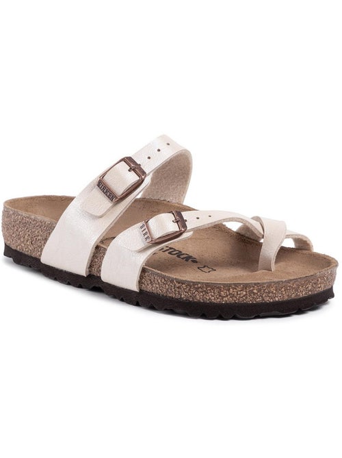 Mules / Sabots en Cuir Birkenstock - Kiabi