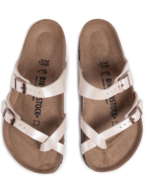 Mules / Sabots en Cuir Birkenstock - Kiabi