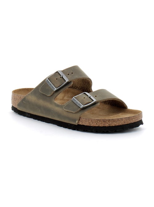 Mules / Sabots en Cuir Birkenstock - Kiabi