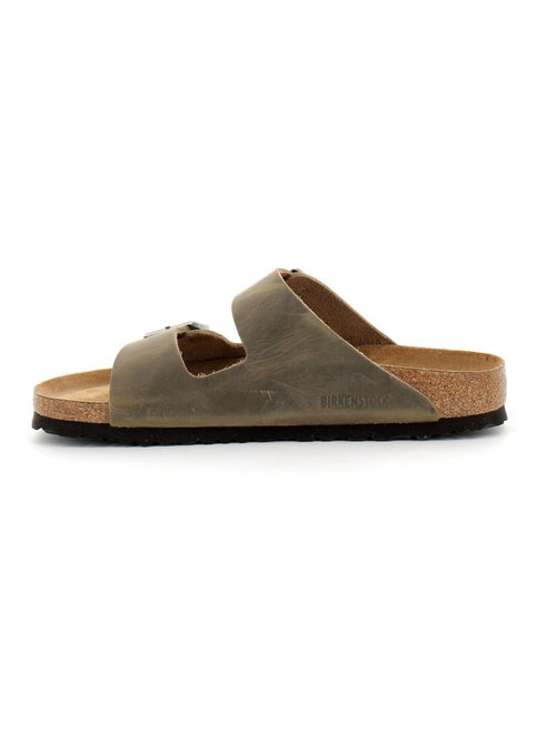 Mules / Sabots en Cuir Birkenstock - Kiabi