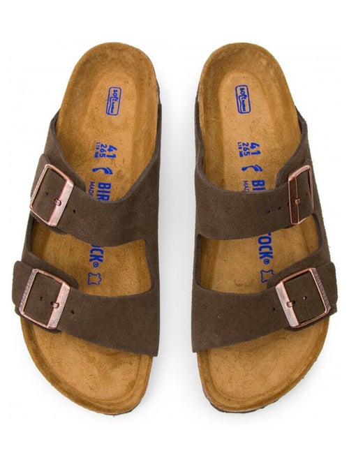 Mules / Sabots en Cuir Birkenstock - Kiabi