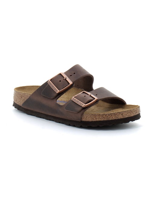 Mules / Sabots en Cuir Birkenstock - Kiabi