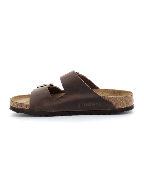 Mules / Sabots en Cuir Birkenstock - Kiabi