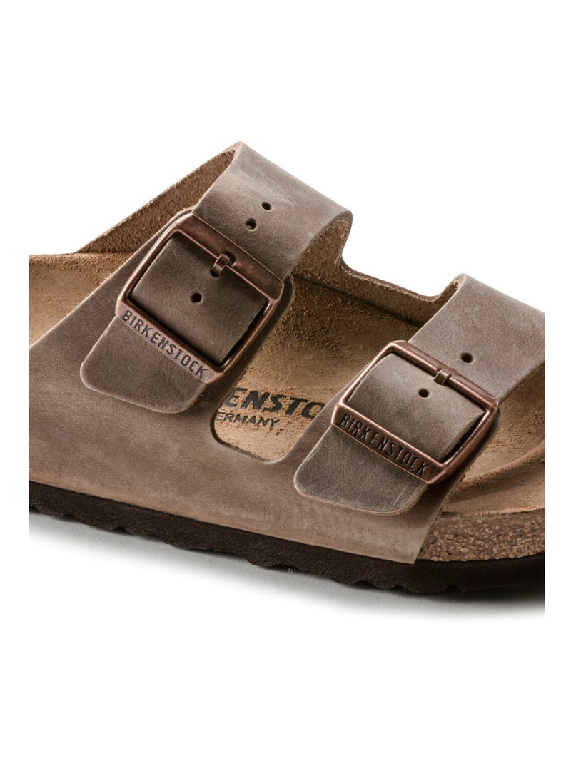 Mules / Sabots en Cuir Birkenstock Marron - Kiabi