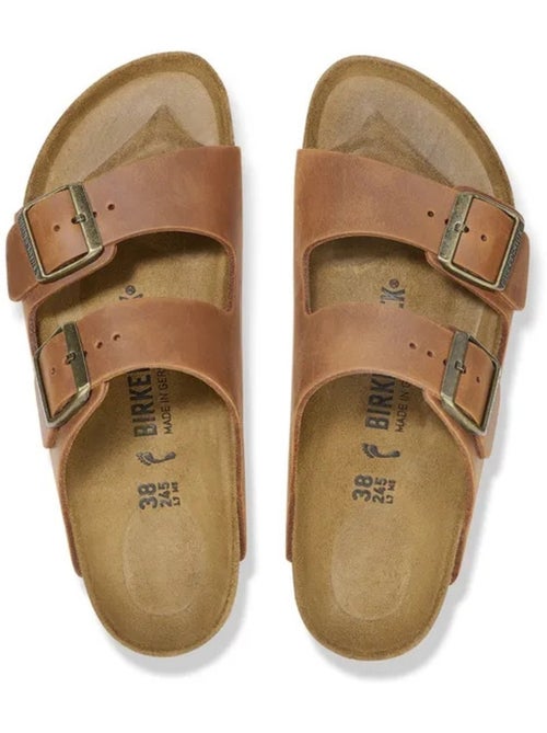 Mules / Sabots en Cuir Birkenstock - Kiabi