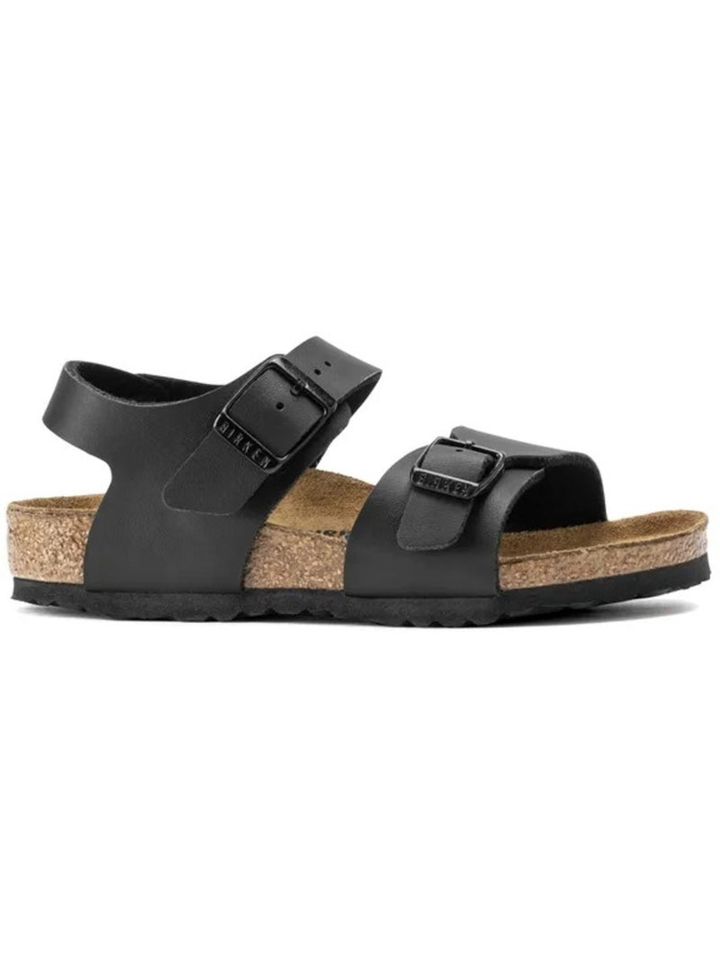 Mules / Sabots en Cuir Birkenstock Noir - Kiabi