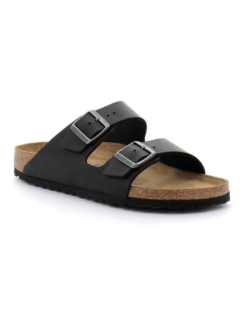 Mules / Sabots en Cuir Birkenstock - Kiabi