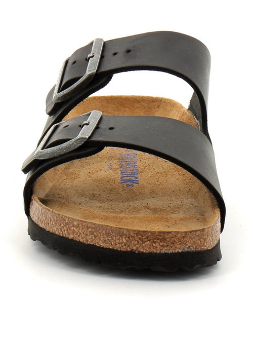 Mules / Sabots en Cuir Birkenstock - Kiabi