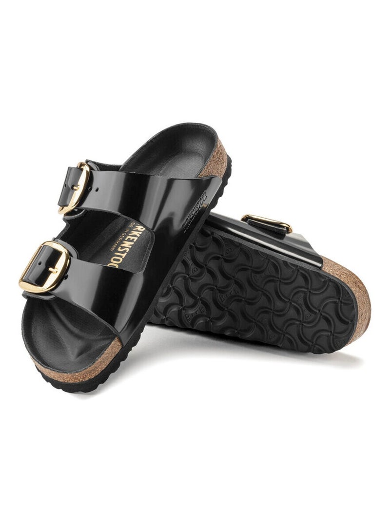 Mules / Sabots en Cuir Birkenstock Noir - Kiabi