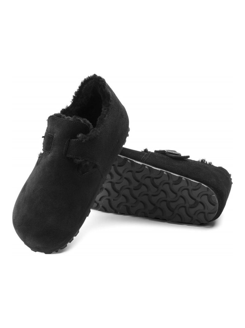 Mules / Sabots en Cuir Birkenstock Noir - Kiabi