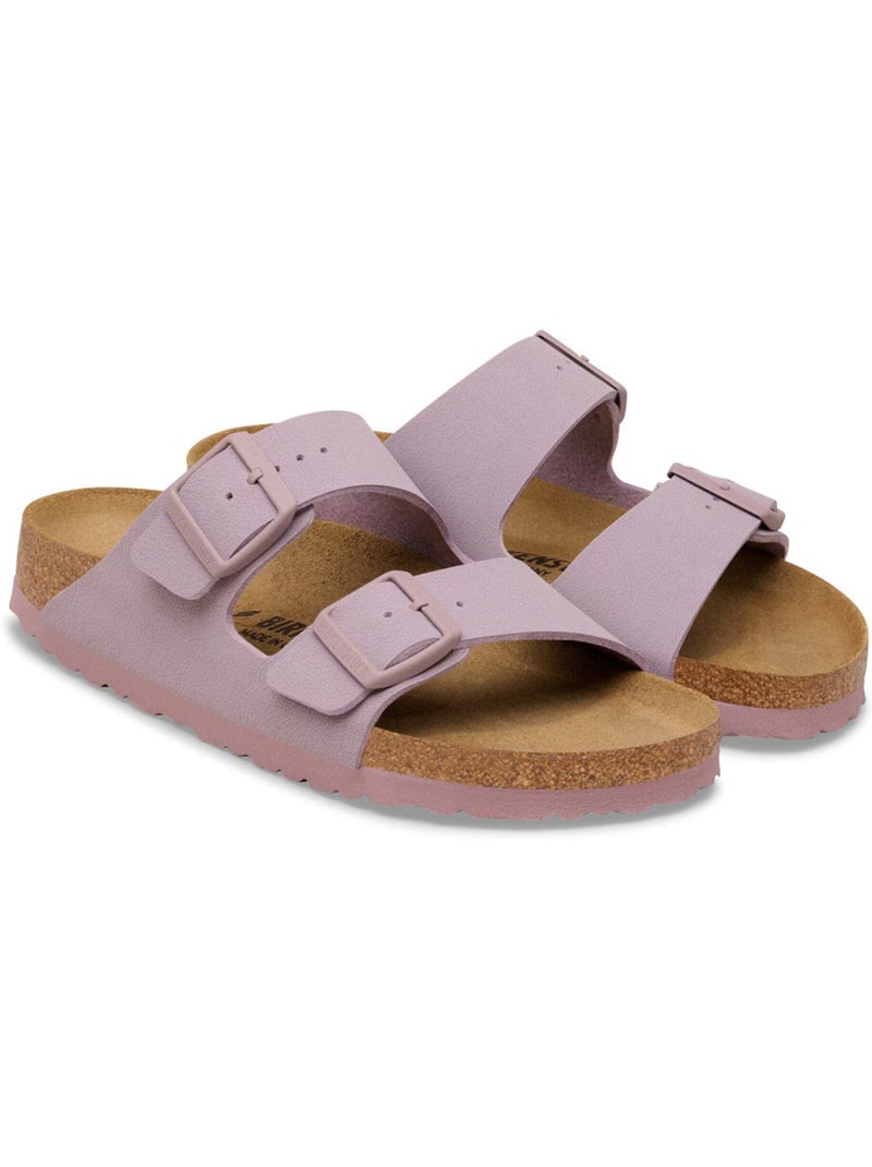 Mules / Sabots en Cuir Birkenstock Violet - Kiabi